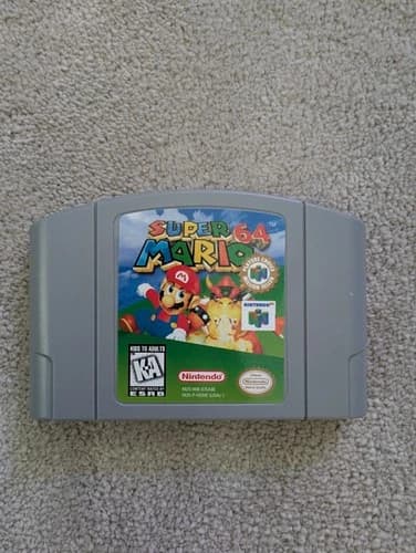 Super Mario 64 Nintendo 64 N64 1996 Authentic Game Cartridge Tested Working