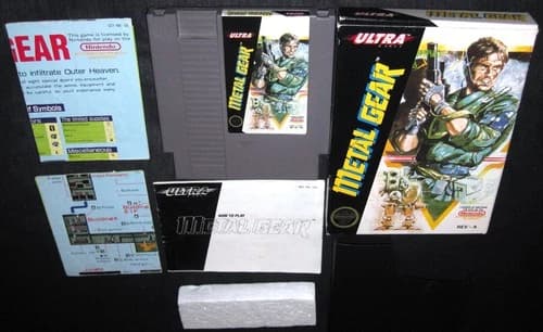 Metal Gear (Nintendo NES, 1988) Complete in Box CIB