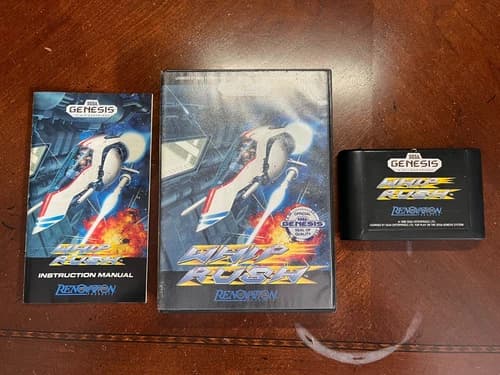Whip Rush (Sega Genesis, 1990) CIB w/Manual