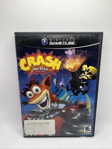 Crash: Tag Team Racing (Nintendo GameCube, 2005) CIB Tested