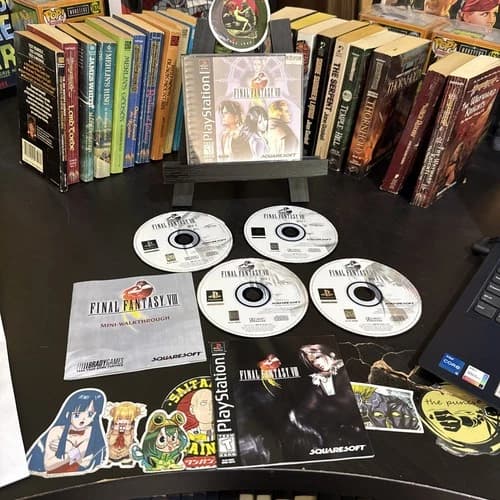 Final Fantasy VIII 8 (PlayStation 1, 1999) PS1 Black Label CIB Manual Reg Card