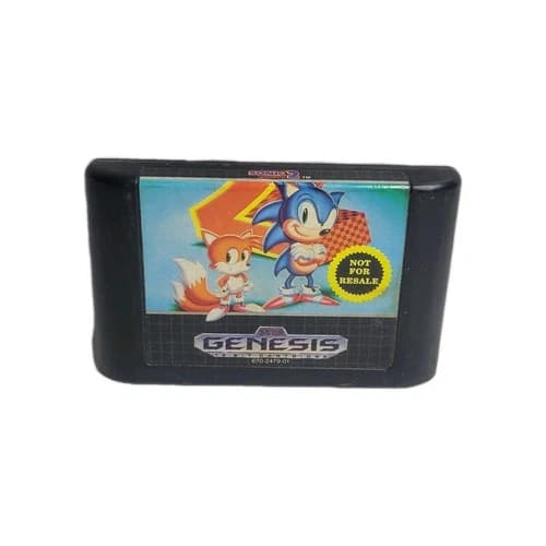 Sega Genesis Sonic The Hedgehog 2 Video Game (Game Only) Tested Works