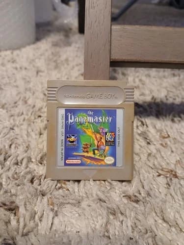 The Pagemaster Nintendo Game Boy 1994 Game Only Authentic Cartridge