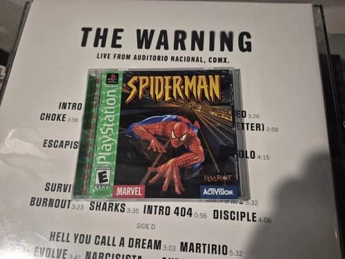 Spider-Man PlayStation 1 PS1 CIB w Reg Card Greatest Hits - Tested and Working
