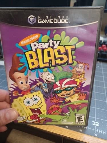 Nickelodeon Party Blast (Nintendo GameCube, 2002) CIB -Complete In Box -Tested