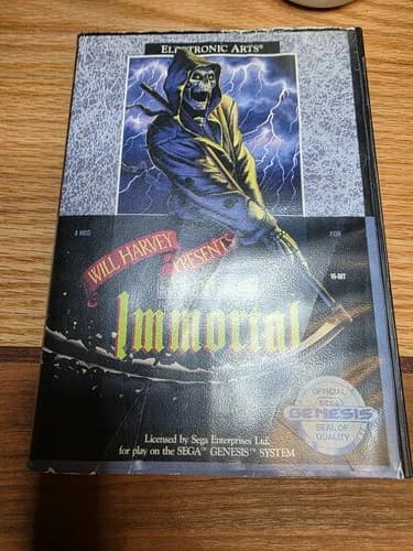 EA The Immortal for (Sega Genesis) CIB Complete! Tested! Authentic! US Version!