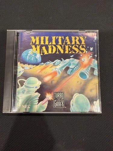 Military Madness TURBOGRAFX-16 Complete In Case, Tested