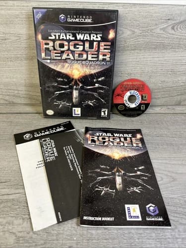 Star Wars Rogue Leader Rogue Squadron II Nintendo (GameCube)(CIB) Tested