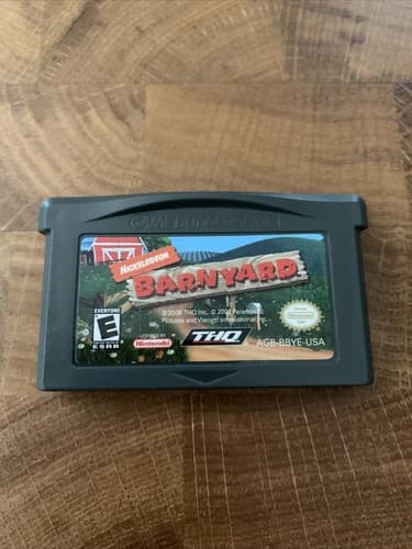 Nintendo Game Boy Advance Nickelodeon Barnyard GBA