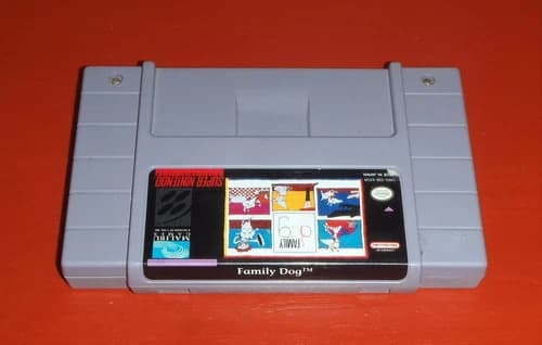 Family Dog (Super Nintendo Entertainment System, 1993 SNES)-Cartridge Only