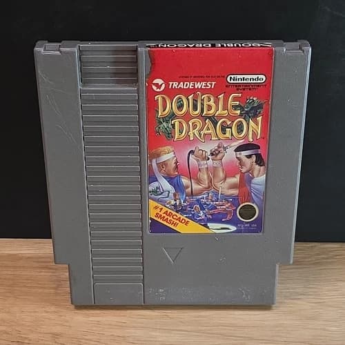 Tradewest Double Dragon Nintendo NES Double Dragon Series Game Cartridge