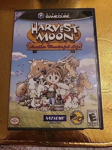 Harvest Moon Another Wonderful Life Nintendo GameCube Game US NTSC - Works Great