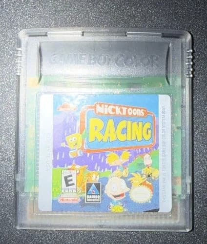 Nicktoons Racing GBC Nintendo Game Boy Color Tested