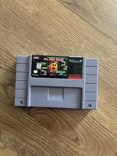 Super Nintendo Ms.Pacman Game