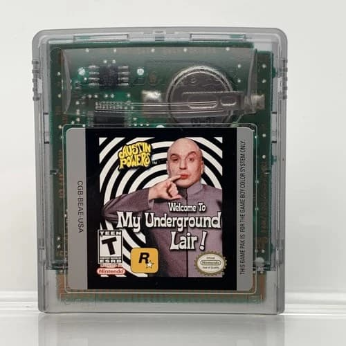 Austin Powers Welcome to My Underground Lair! Gameboy Color GBC cartridge TESTED
