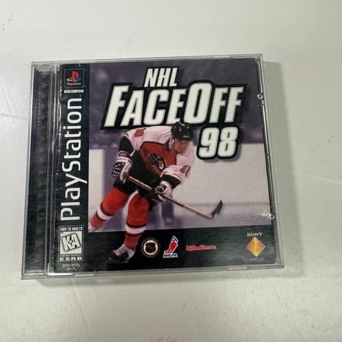 NHL FaceOff 98 (Sony PlayStation 1, 1997) PS1 Black Label Complete CIB - Tested