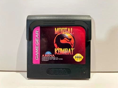 Mortal Kombat Sega Game Gear Loose Tested & Working