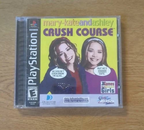 Mary-Kate and Ashley: Crush Course for Playstation PS1 Complete.