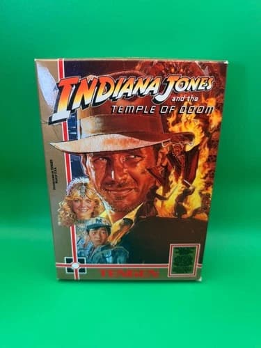 Indiana Jones And The Temple Of Doom - Tengen - NES Nintendo - Complete (CIB)