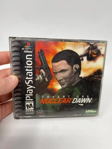 Covert Ops: Nuclear Dawn (Sony PlayStation 1, 2000) Complete With Manual Tested