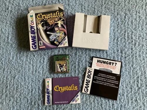 Crystalis for Gameboy Color- Authentic Original- Saves- Complete