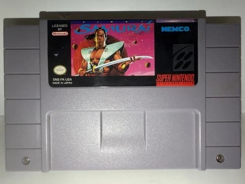First Samurai SNES Super Nintendo Game Authentic