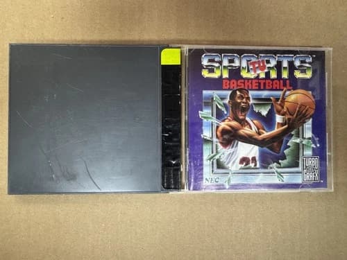 TV Sports Basketball for Turbo Grafx 16 Complete In Case Great Shape TurboGrafx