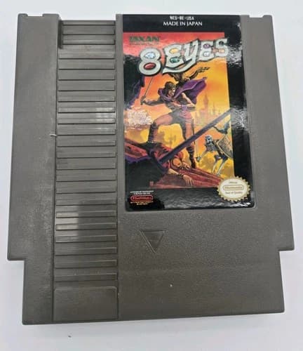 8 Eyes (Nintendo NES 1990) Authentic Cartridge Only, Tested - Great Condition