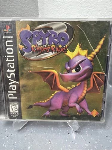 Spyro 2: Ripto's Rage (Sony PlayStation 1, 1999) PS1 Complete Gold Foil - Tested