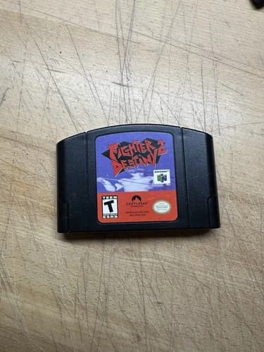 Fighter Destiny 2 Nintendo 64 Authentic Game Cartridge