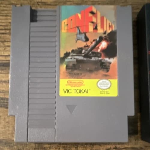 Vic Tokai Conflict Nintendo NES Game Cartridge NTSC-U/C US/Canada