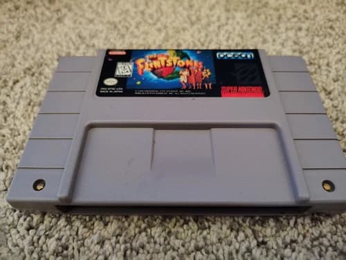 TESTED The Flintstones: The Movie Super Nintendo Entertainment System 1993 SNES
