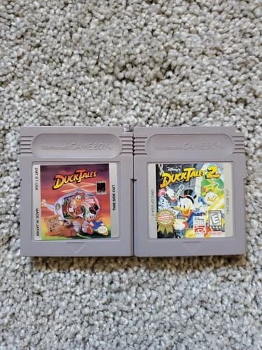 DuckTales And DuckTales 2 Nintendo Game Boy Cartridges Authentic Tested