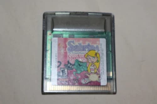 Sabrina: The Animated Series Spooked (Nintendo Game Boy Color) GBC Authentic