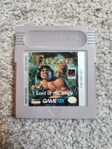 Tarzan Lord of the Jungle (Nintendo Game Boy GB) Original Game Works! 🔥