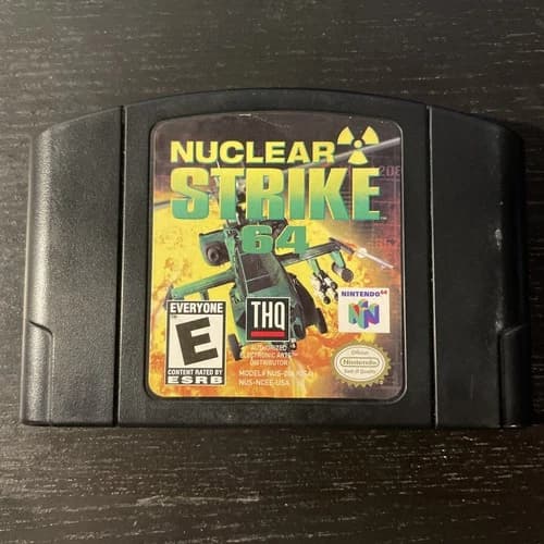 Nuclear Strike 64 (Nintendo 64, 1999) N64 TESTED