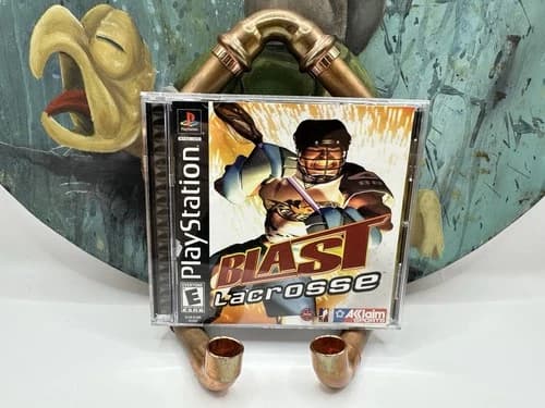 Blast Lacrosse (Sony PlayStation 1, 2001) Complete CIB Reg Card Tested Working!