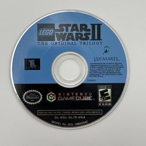 LEGO Star Wars 2 II The Original Trilogy GameCube DISC ONLY-TESTED