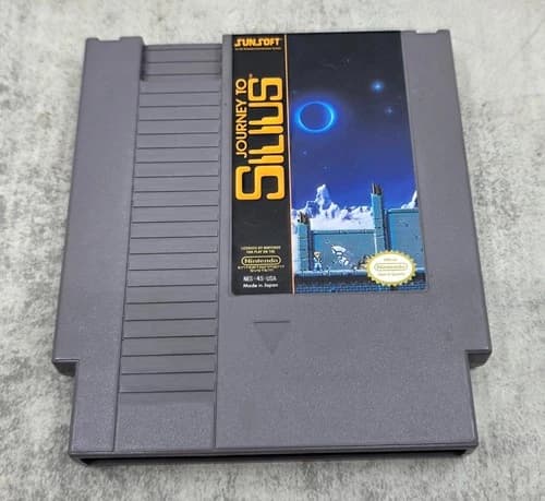 Journey to Silius Nintendo NES Game Cartridge Authentic Sunsoft Original Tested