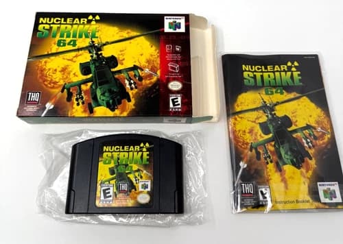 Nuclear Strike 64 N64 CIB Excellent