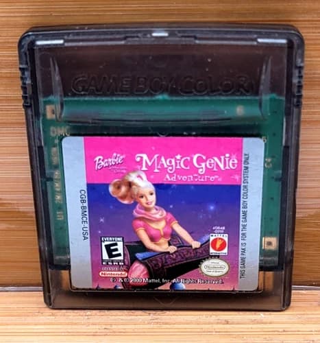Barbie Magic Genie Adventure (Nintendo Game Boy Color, 2000)