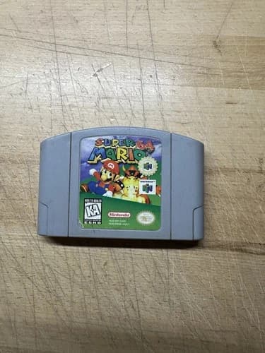 Super Mario 64 - Nintendo 64 -N64 Authentic Cartridge Tested Working