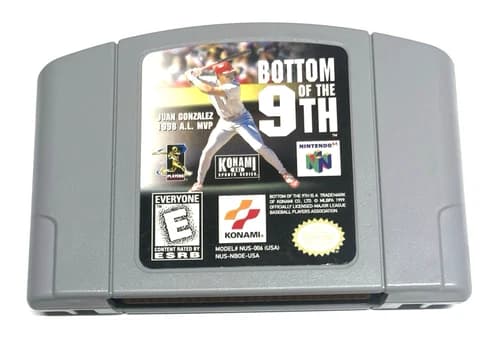 Bottom of the 9th (Nintendo 64, 1999) N64 TESTED