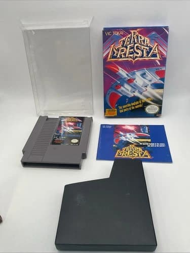 Terra Cresta (Nintendo NES, 1989) COMPLETE CIB Authentic