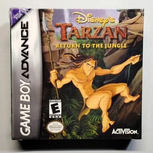 Disney's Tarzan Return to the Jungle (Nintendo Game Boy Advance, 2002) NEAR MINT