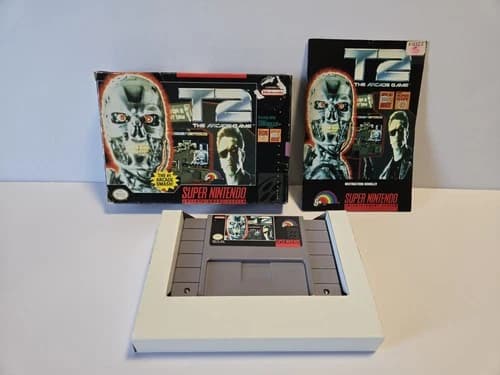 T2: The Arcade Game (Super Nintendo Entertainment System, 1993) SNES Complete