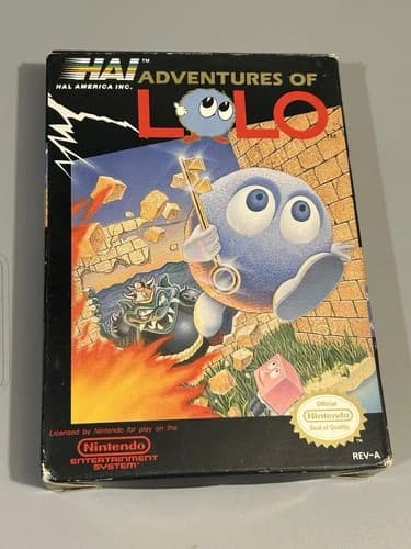 Adventures of Lolo Nintendo NES CIB Complete