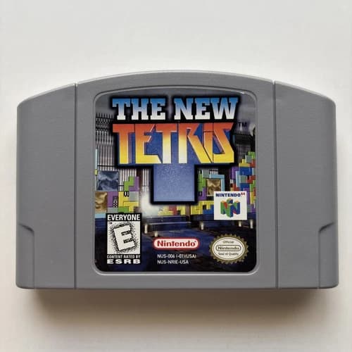The New Tetris Nintendo 64 N64 Authentic Retro Game Cleaned Tested Working Retro