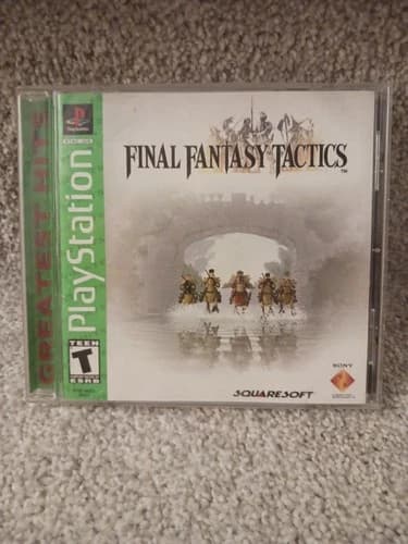 Final Fantasy Tactics PS1 Sony PlayStation 1 CIB Complete Greatest Hits