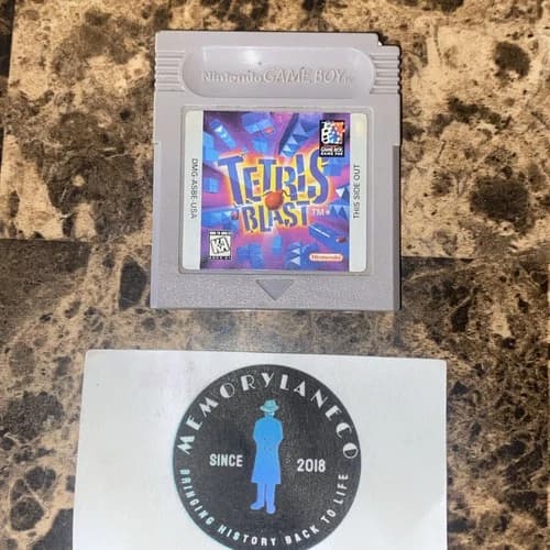 Tetris Blast (Nintendo GameBoy, 1995) Cartridge Only Tested and Working